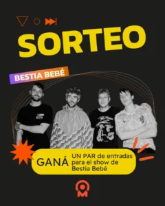 Sorteo Mapsound 2025 – Ganá entradas para el show de Bestia Bebé en el Konex