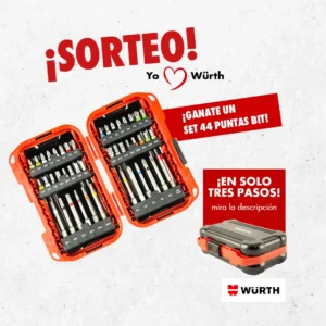 Sorteo de un set de 44 puntas bit por Wurth Argentina