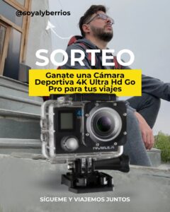 ¡Mega Sorteo! Gánate una Cámara Deportiva Go Pro Noblex 4K 🎥