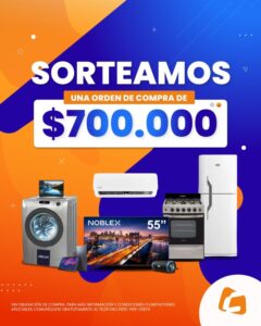 Imagen promocional del Sorteo Cetrogar 2025 con el premio de $700.000 en orden de compra.