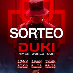 Sorteo Ticket Pro Bot 2025: Ganá 2 entradas para ver a Duki en vivo